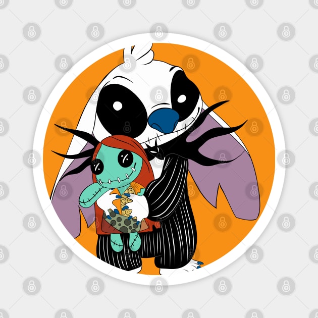 Nightmare before Christmas Stitch Magnet by Nykos